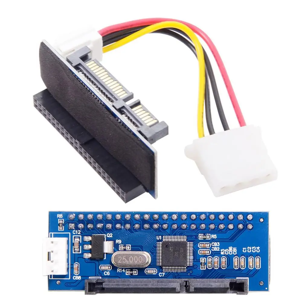 IDE to SATA Converter Card for 3.5inch Old Style HDD CD Drive Writer Parallel Port to Serial Port Extend Adapter
