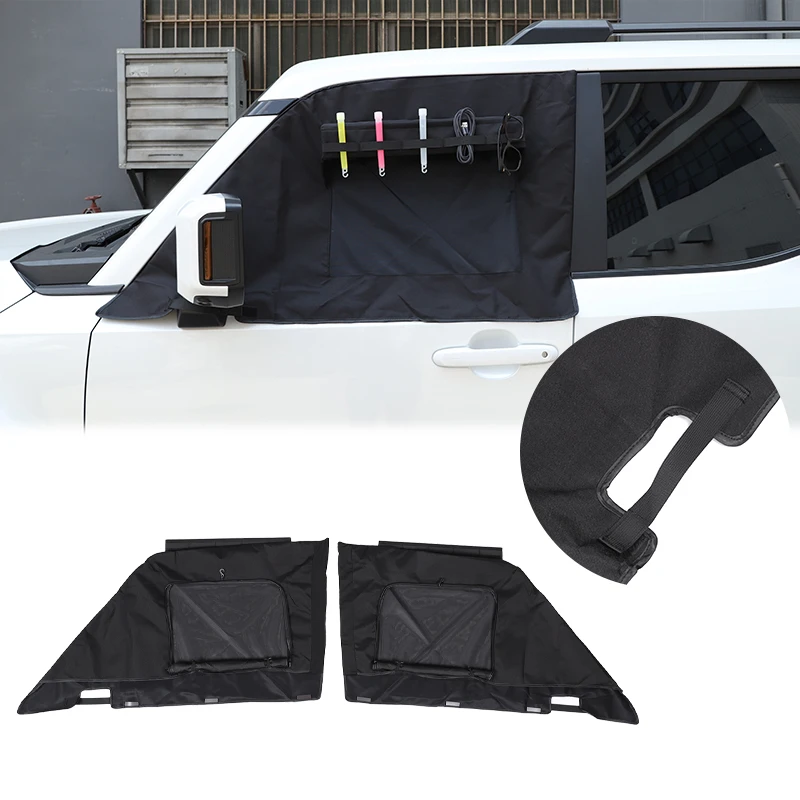 

Waterproof Front Vehicle Sunshade Outdoor Car Curtain Foldable Car Window Shade For Toyota Land Cruiser Prado LC250 2024-2026
