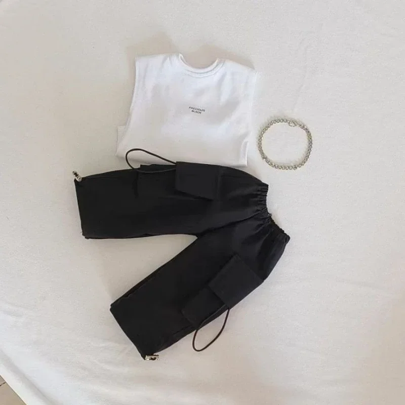 1/3 Doll's Clothes Suit for 73cm Bjd Doll Casual Pocket Shorts Sleeveless Top Set Girl Toys Dress Up Play House Doll Accessories