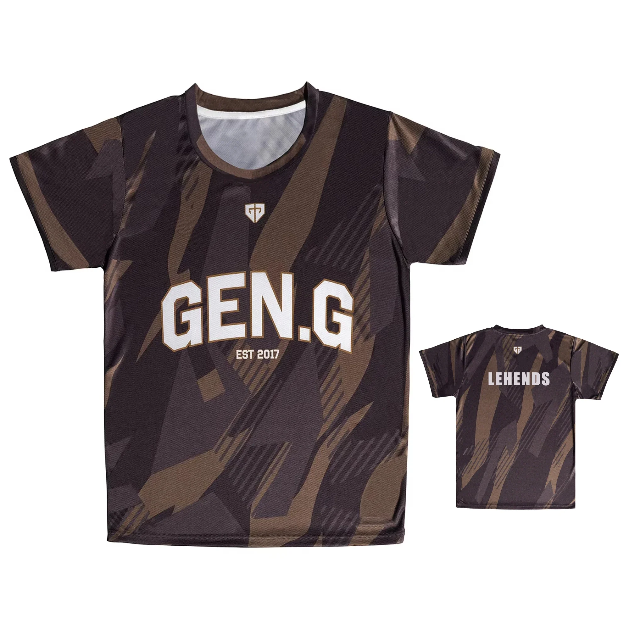 GEN.G Club League of Legends Team Tops 2024 New GEN.G E-Sports Support Clothes Fashionable Casual Men's Clothes Casual Top Tees