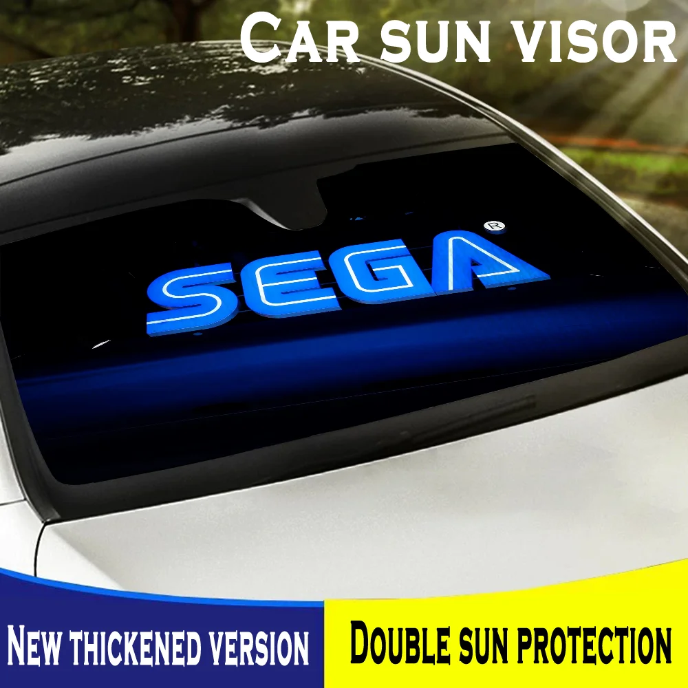 S-sega автомобильный солнцезащитный козырек на лобовое стекло солнцезащитный козырек персонализированный блок с изображением УФ-лучей козырек протектор