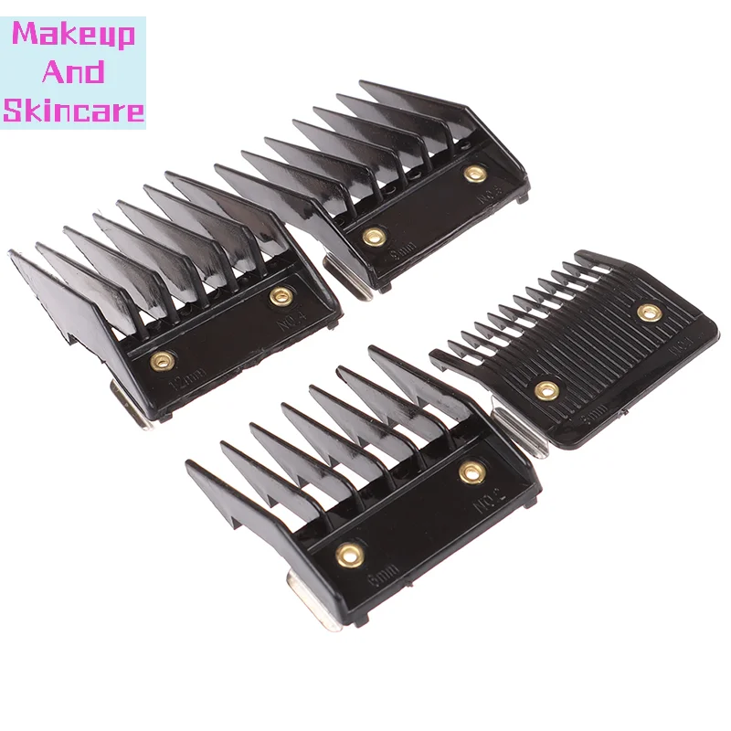 「4Pcs Universal Cut Clipper Limit Comb Guide Attachment Size Barber Replacement」