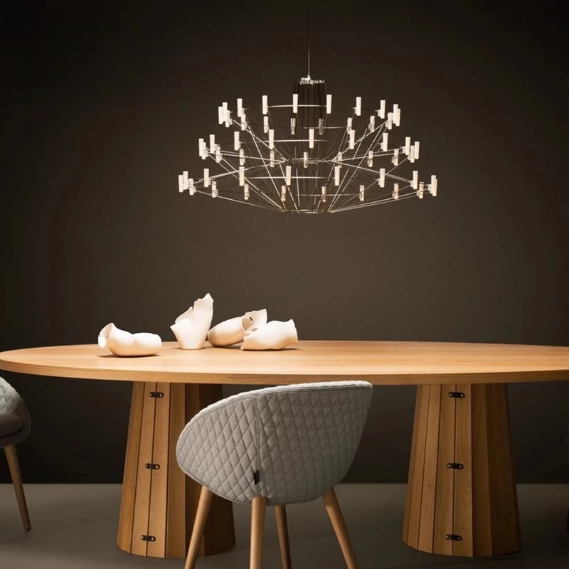 Living room chandelier modern minimalist art villa dining room bar Gypsy creative personality