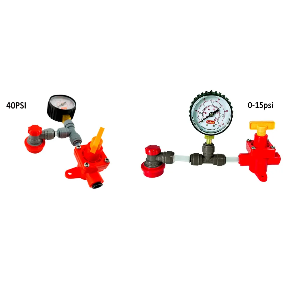 KegLand BlowTie Diaphragm Spunding Valve Kit ( 0-15psi ) Beer Home Brewing Gauge
