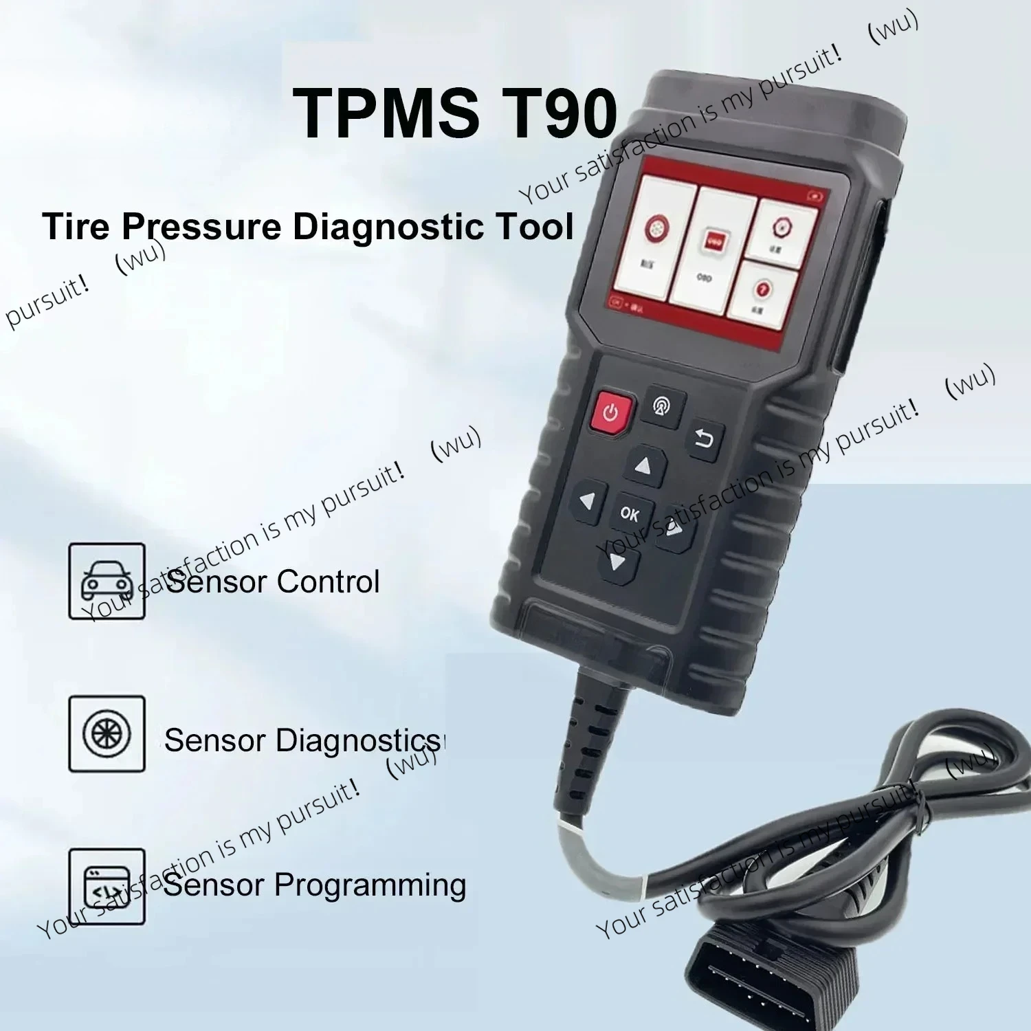 Applies to the FaceKCAR T90 Programmer Automotive Tire Pressure Diagnostic Tool 2in1 TPMS Sensor Service Tool