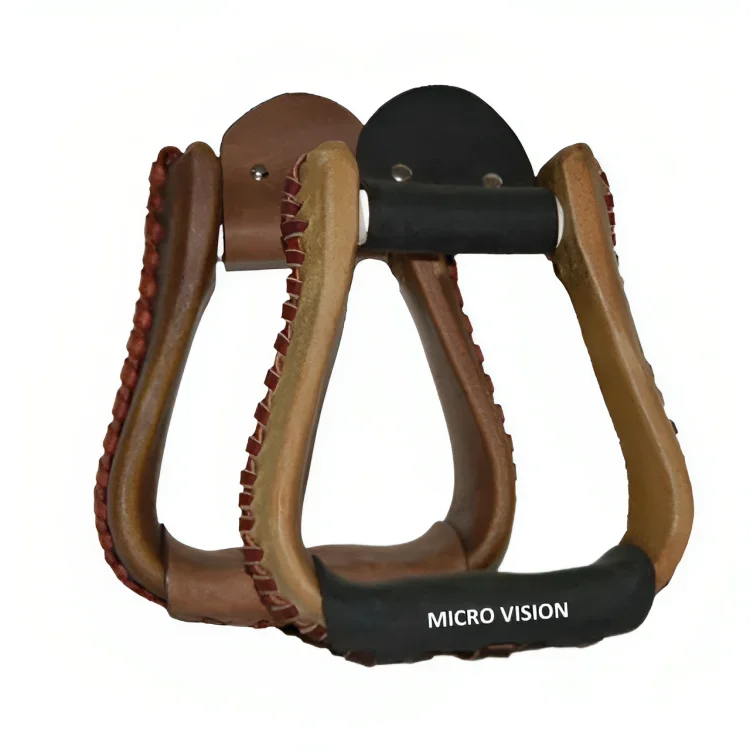 

Top Quality Customized Leather Color Western Horse Riding Royal King Deep Roper Stirrups, Equestrian Royal Roper Stirrups