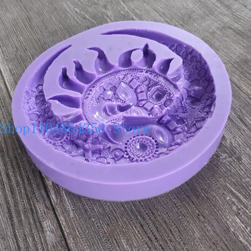 

652F DIY Resin Mold Suitable for Jewelry Silicone Resin Molds Including European Moon for Sun Silicone Mold