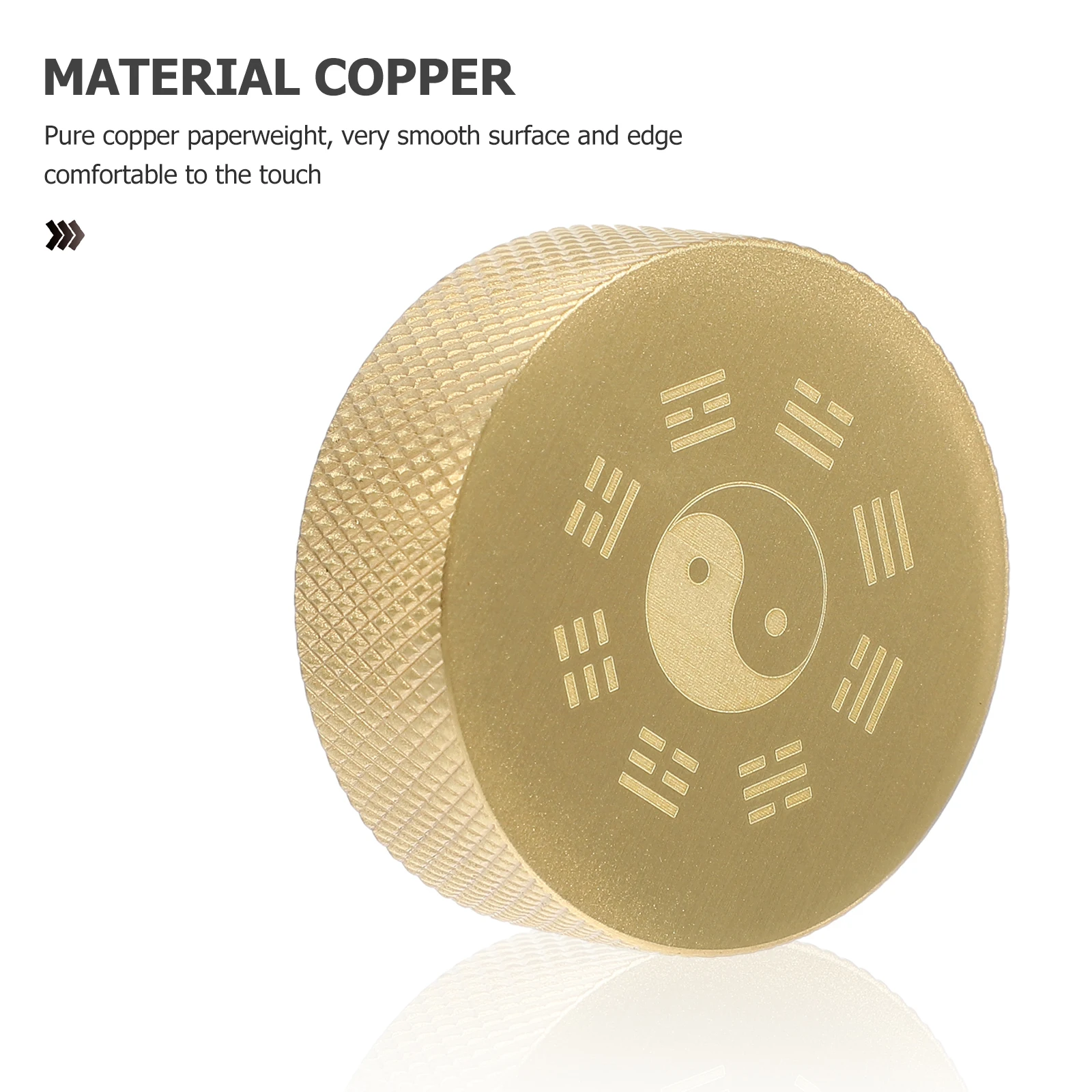 

Solid Copper Paperweight Ornament Calligraphy Home Paper Weight Office Decor Chinese Style Weeding Gift Art Supplies