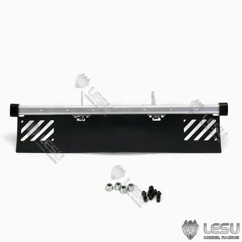 RC 1/14 LESU Metall-Heckstoßstange mit Lichtteilen für Tamiya Hydraulikbagger, Lader, Muldenkipper, für VOLVO Anhänger, Kipper, DIY-Teile – Detail 4