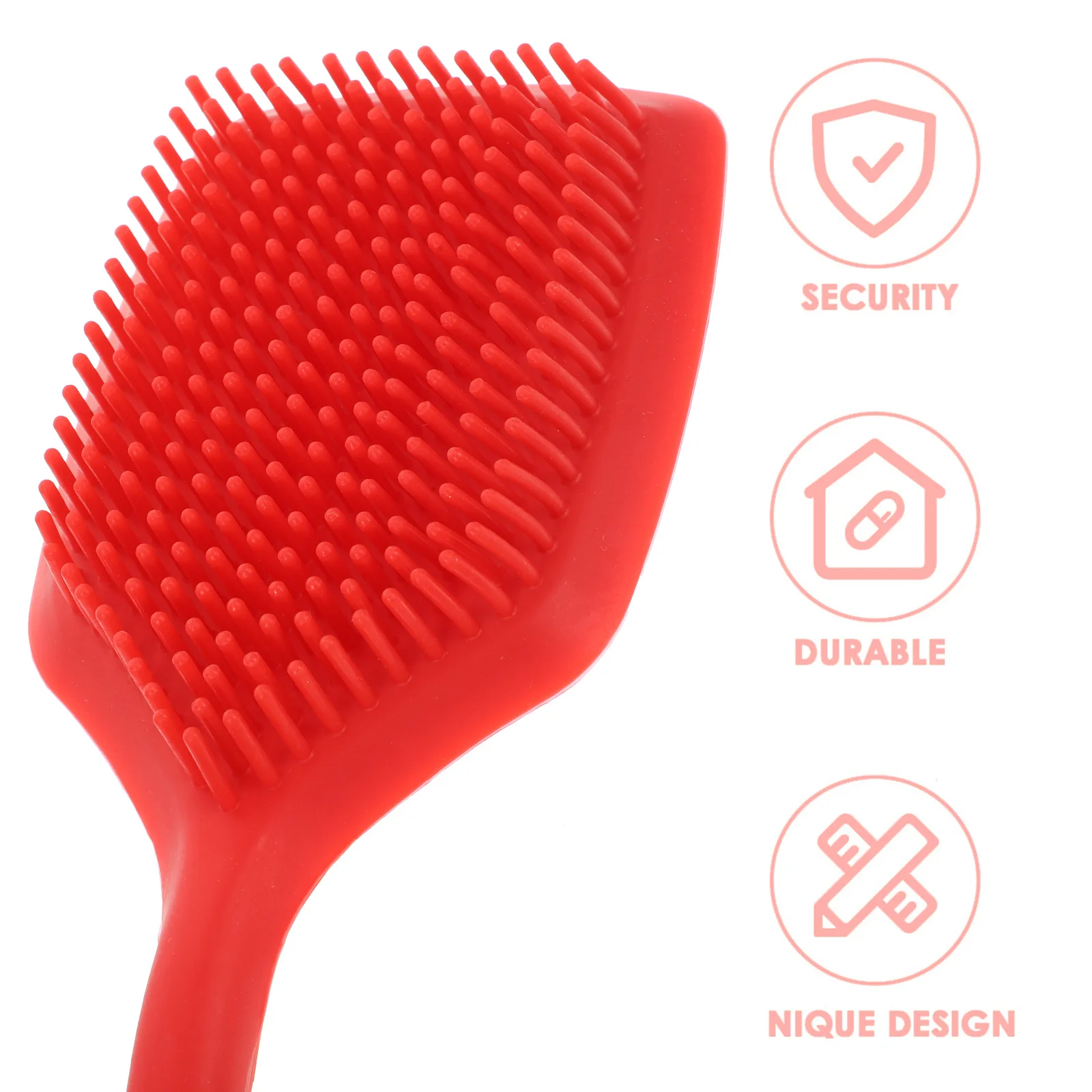 فرشاة تنظيف السيليكون شديدة التحمل ومقاومة للزيت ومقبض طويل لتنظيف المطبخ