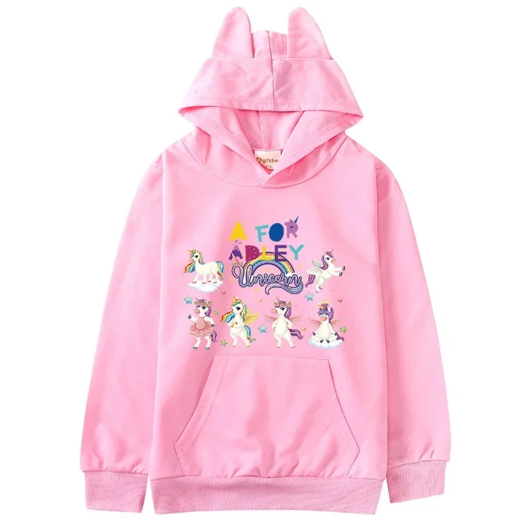 

A for Adley Hoodie Kids Hoody Spring Autumn Clothes Baby Girls Pullover Long Sleeve Coats Big Boys Hoodie Sweatshirt Sportswear