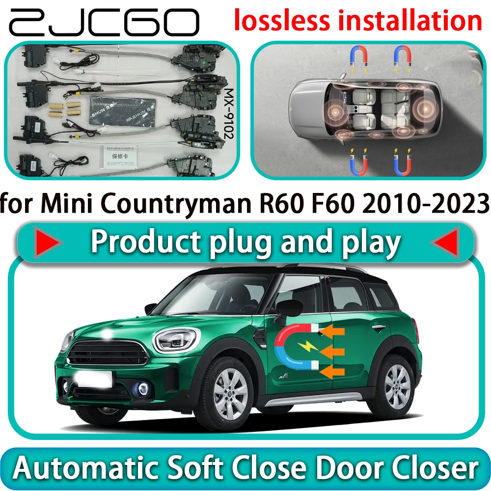 

for Mini Countryman R60 F60 2010-2023 OEM Auto Pull Car Soft Close Door Kit Power Latch Electric Door Catch Soft Closing Assist