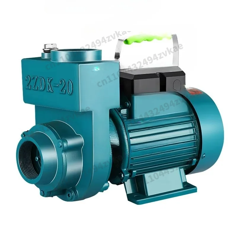 220V Self Priming Pump Household Large Flow Clean Water Agricultural Manure Sewage Septic Tank Booster Centrifugal System
