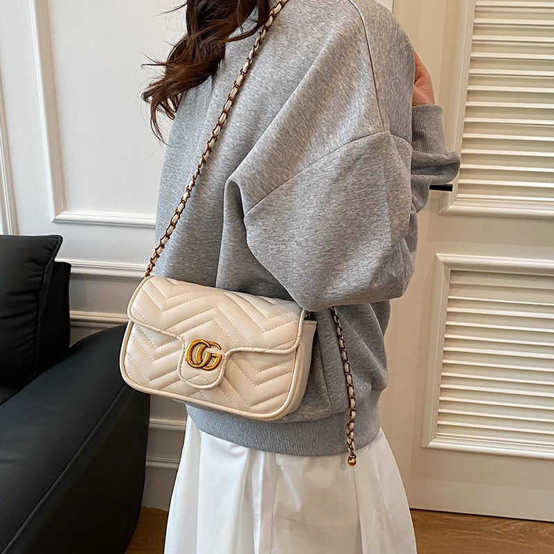 Tas Dompet Logo Huruf Minimalis Bergaya - Messenger Kulit Terinspirasi Vintage Dengan Desain Paris & Fungsi Komuter