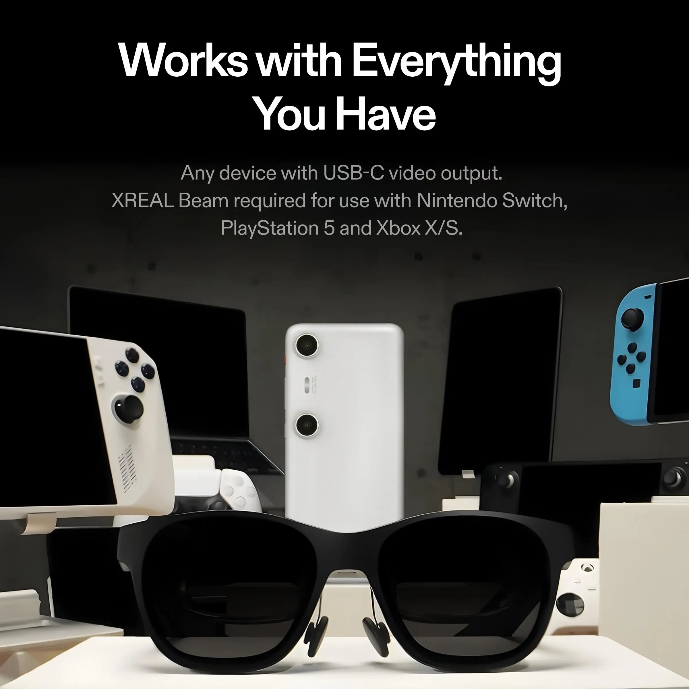 Xreal Air 2 Pro Ar Glasses | 46° Fov 130" 120hz Hd Display  Compatible With Steam Deck Rog Pc Android Ios Ps5 Xbox - Image 2