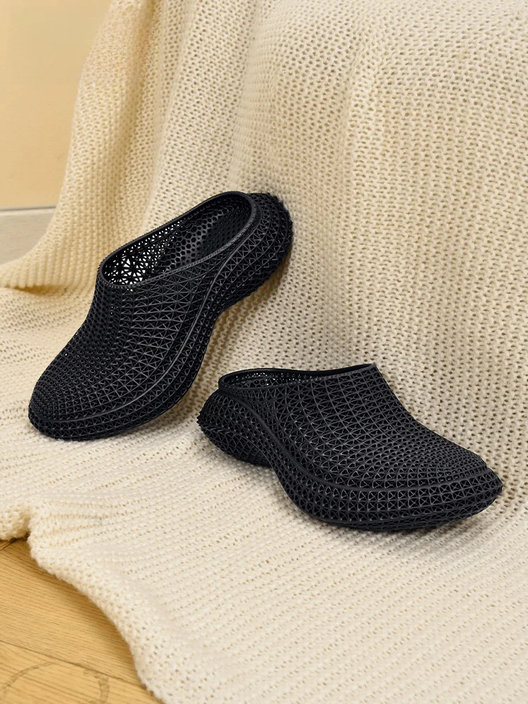 

Cabbeen Men's Summer Sandals Anti-Slip Odor Control Beach Water oes Outdoor Casual Slip-On Flat Heel Color Blo PU oes