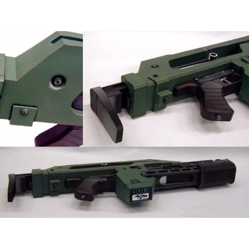 85cm DIY Alien 3 M41 - A M4A1 Pulse Rifle Paper Craft Handmade DIY Geometric Origami Model 3D Paper Card Model Building Set