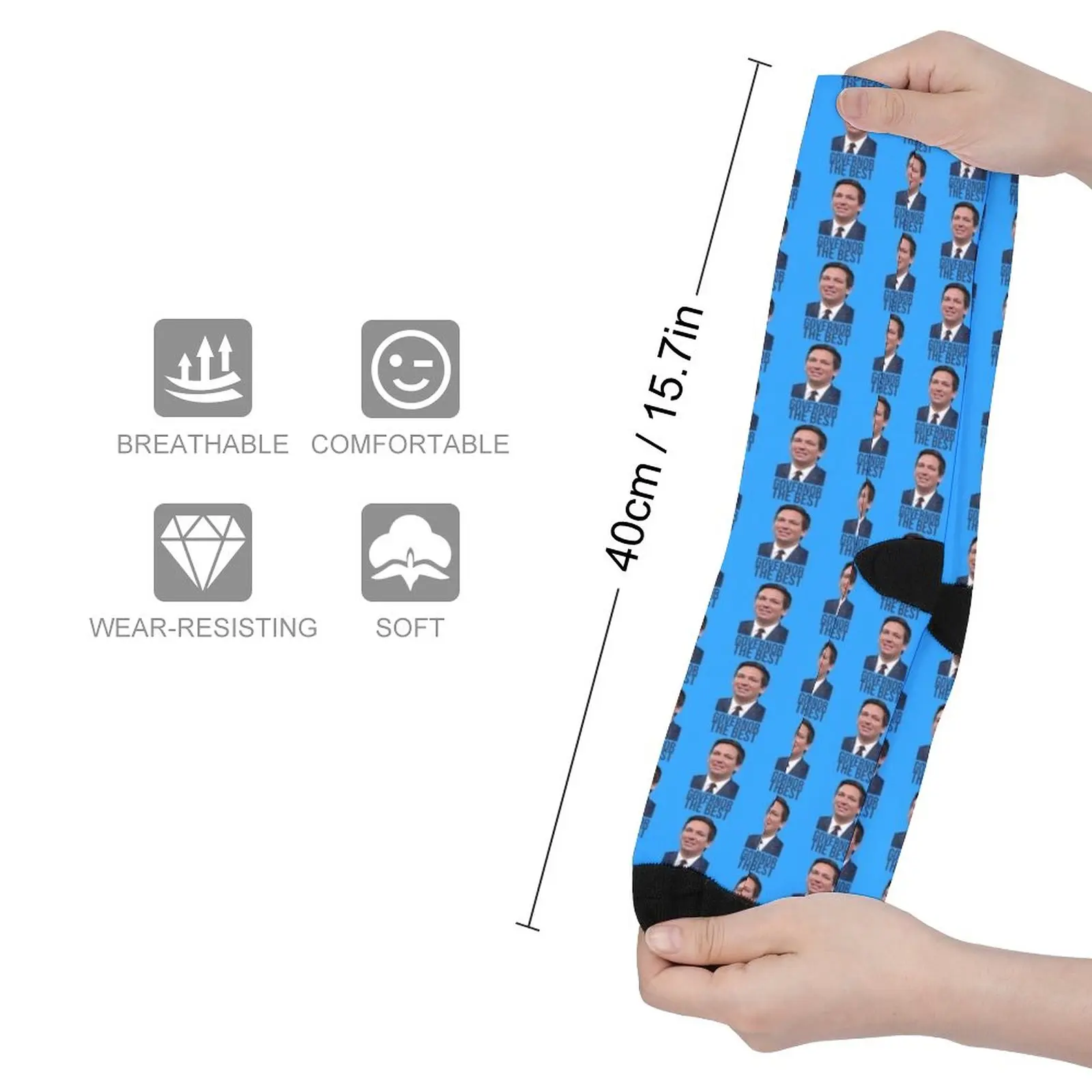 The Best Governor In the USA! Socks funny socks for men Stockings compression summer