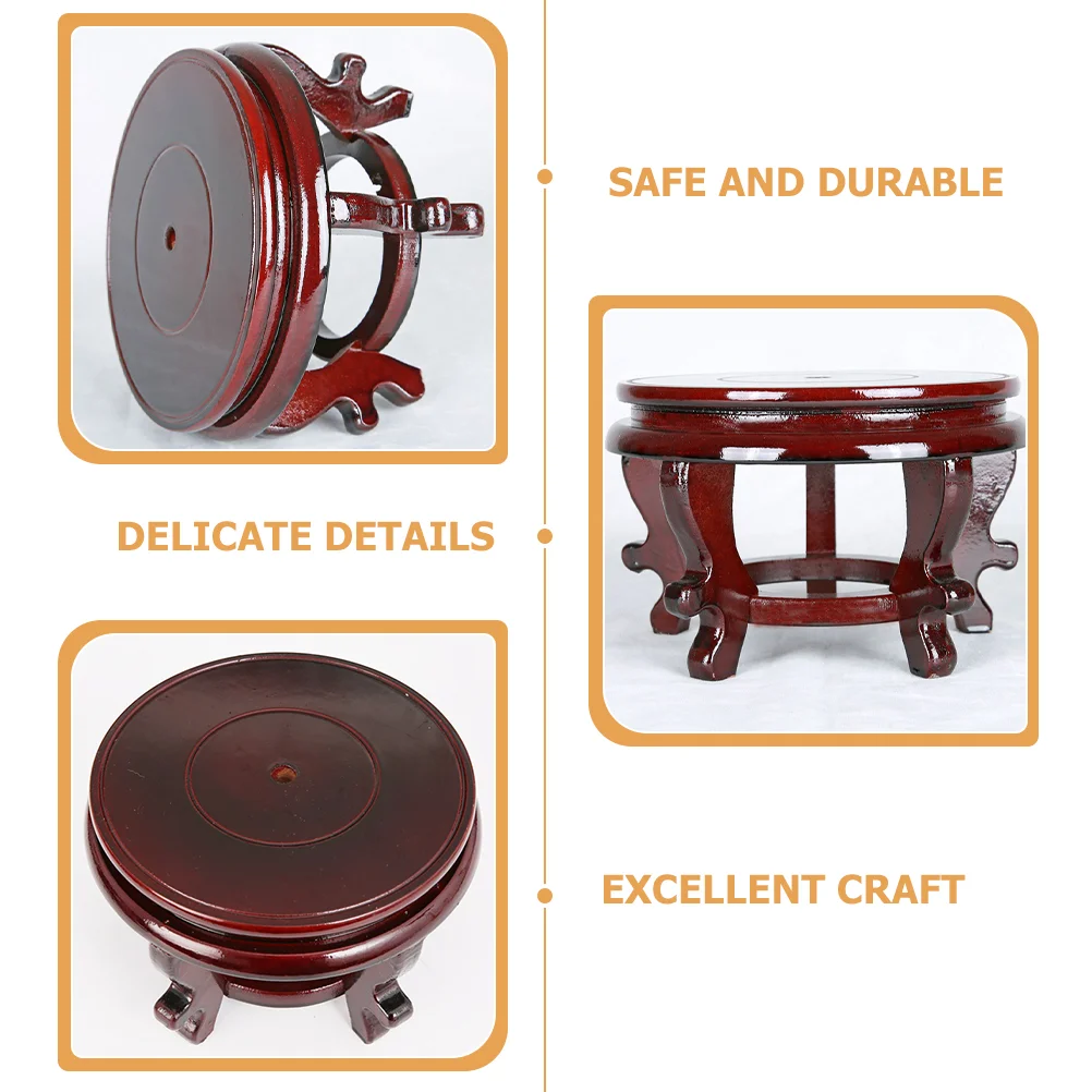 Madeira Riser Stand para Fish Tank, Flower Pot Base, Flowerpot Holder, Retro Wood Plant Rack, Bonsai