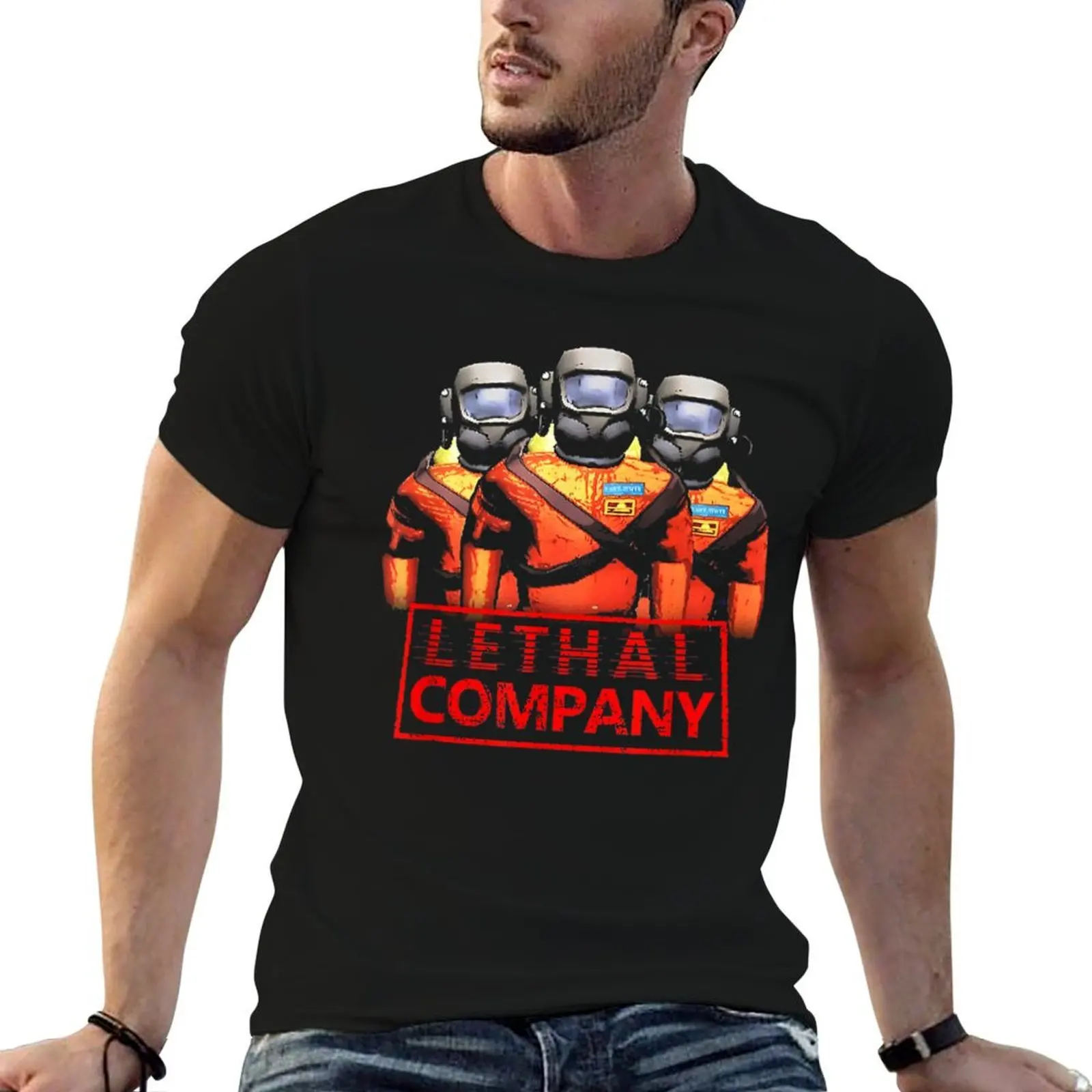 

Lethal Company Squad T-Shirt man graphic t shirt t shirt for man 100 percent cotton g man t shirts for men T-shirt