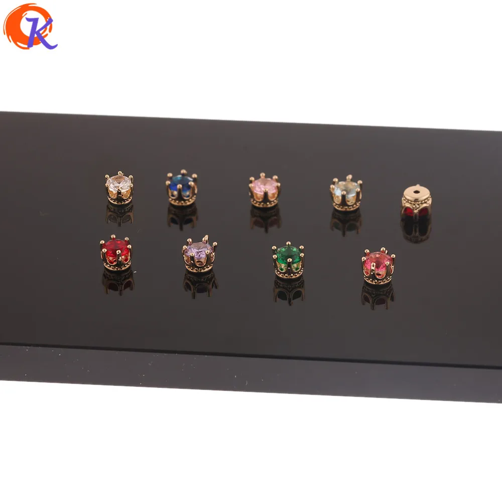 ودية تصميم 100 قطعة 6*8 مللي متر الاكسسوارات والمجوهرات/القرط النتائج/تشيكوسلوفاكيا موصلات/جولة شكل/DIY سحر/يدوية/صنع المجوهرات