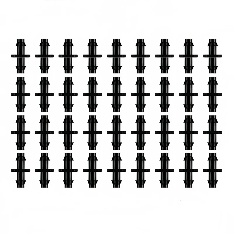 

180 шт. фитингов для капельного орошения с двойным штуцером, герметичные, прочные, для сада, балкона, теплицы