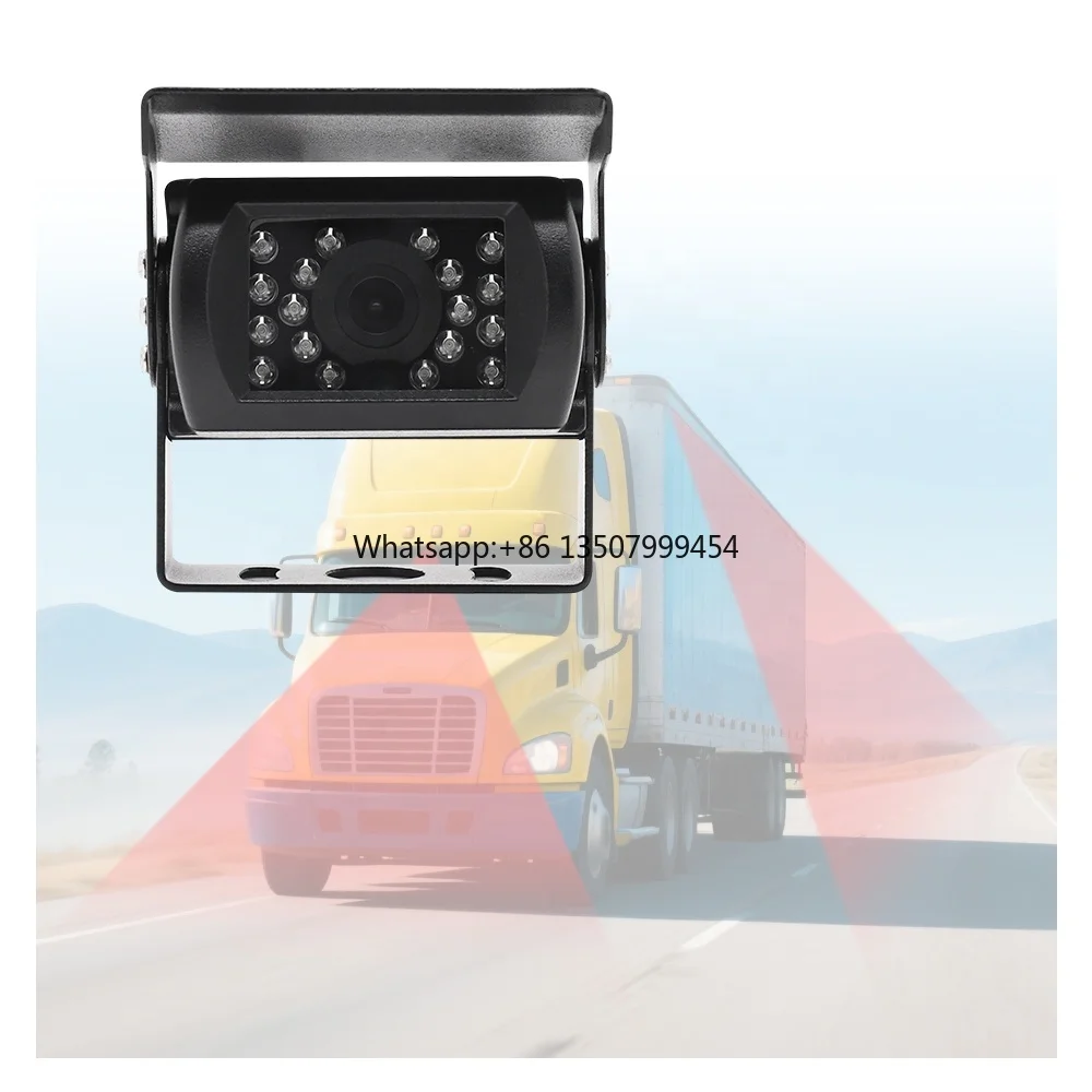 

Wired AHD Security Rear View Backup Camera System Side Mirror Reverse for Car Truck Forklift RV Van Bus Mining Trailer