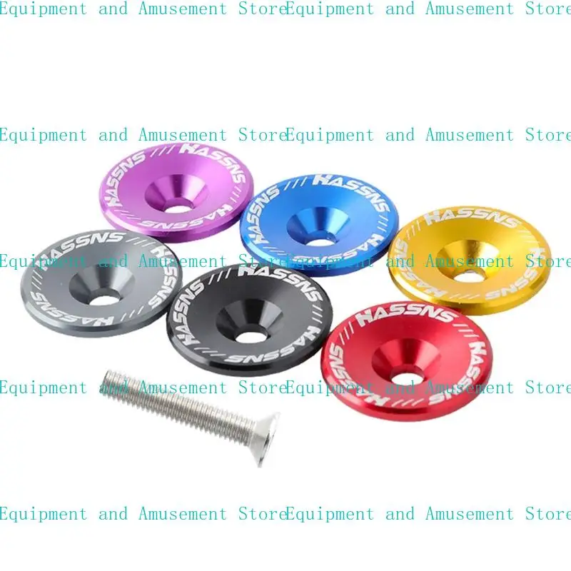 

652F Aluminum Alloy Bicycles Headset Top Caps & Screw Bike Stem Top Caps Cover Fork Tube Cover Bike Modification Accessories