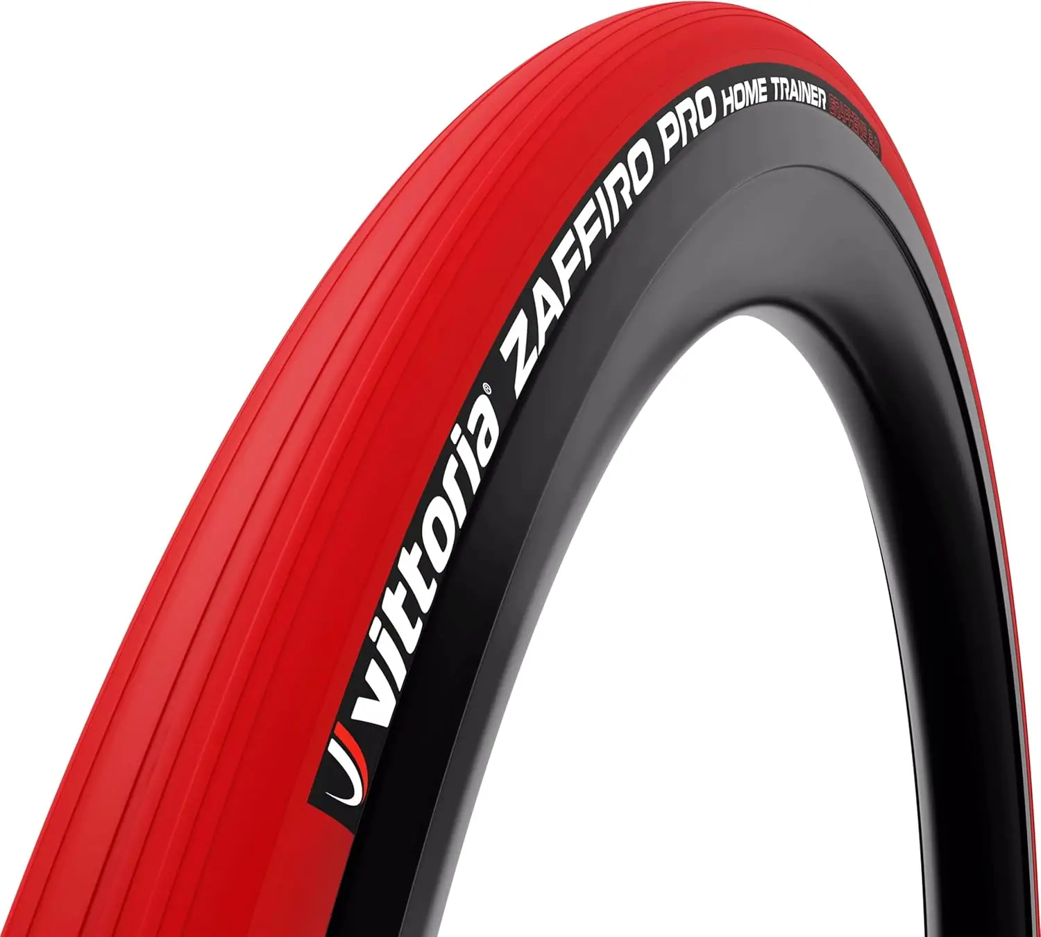 

700c Indoor Bike Trainer Tire for Smart Trainers & Rollers, Red, Tube-Type Road Tire