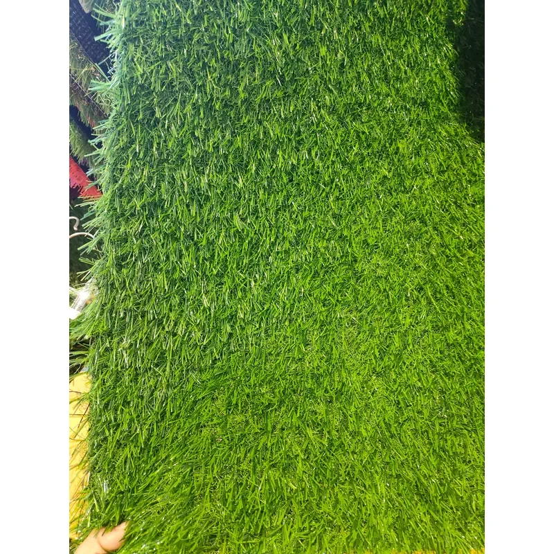Outdoor Lawn Carpet Artificial Grass Turf 20mm Pile Height PP Woven Pet Friendly Flooring