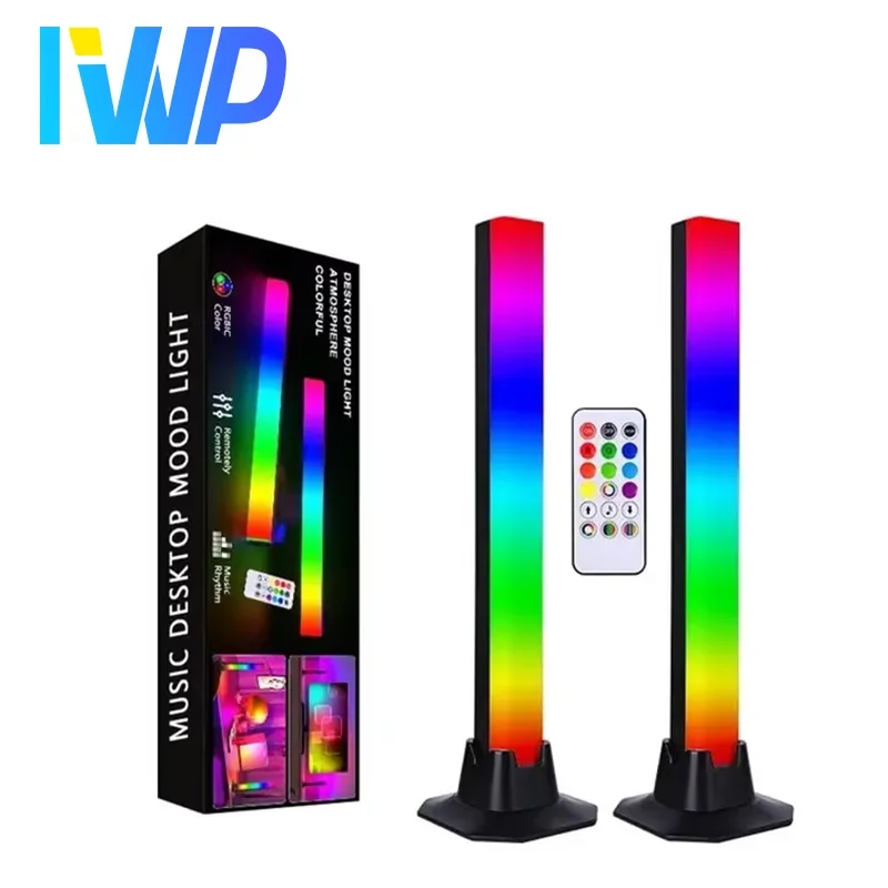 

USB LED Light Bar RGB Color Changing TV Backlight Remote Symphony Atmosphere Light Strips Music Rhythm Ambient Pickup Lamp Decor