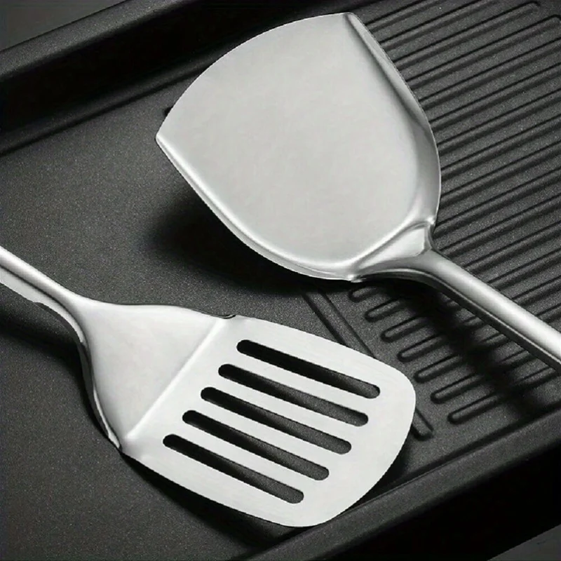 6pcs stainless steel kitchen Cooking tool set - spatula, colander, ladle and fork for the home - Practical cookware L9195