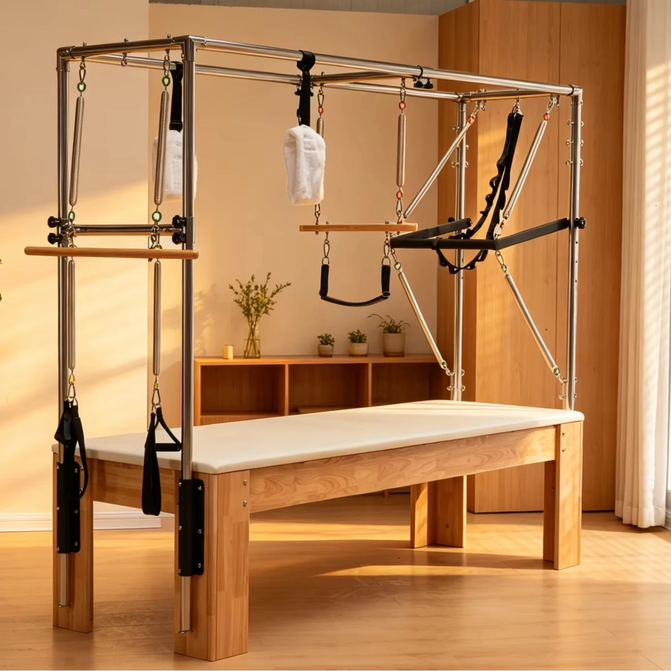 

Classic Multifunctional Rehabilitation and Core Training Equipment Trapeze Table and Swing Bed with Sturdy Tower System for Use