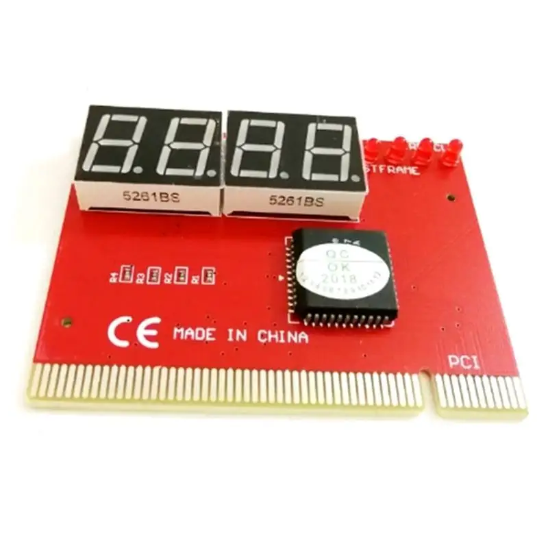 31BA Desktop Startup Reading Card with Four-Window Display, POST Fault Check Tool for Board Checks, Repair Work, and Power