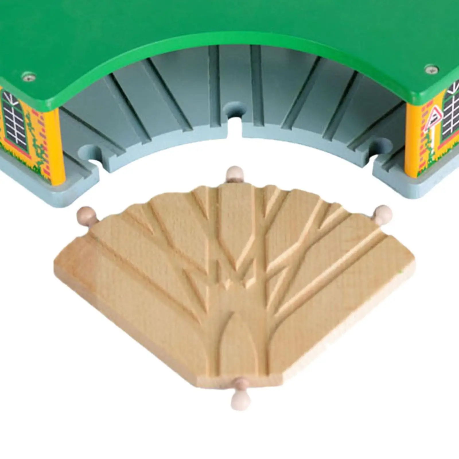 

Wooden Train House Wooden Toys for Ages 3+ Years Promoting Creativity Child