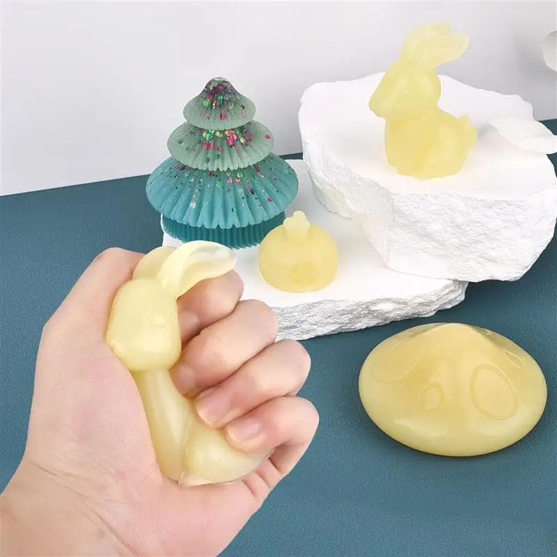 1:1 AB Epoxy Resin Glue Squishy Gel Soft Liquid Silicone Mold Decompression Toys Gift Squeezing Toy Resin Glue 60/120/240ml