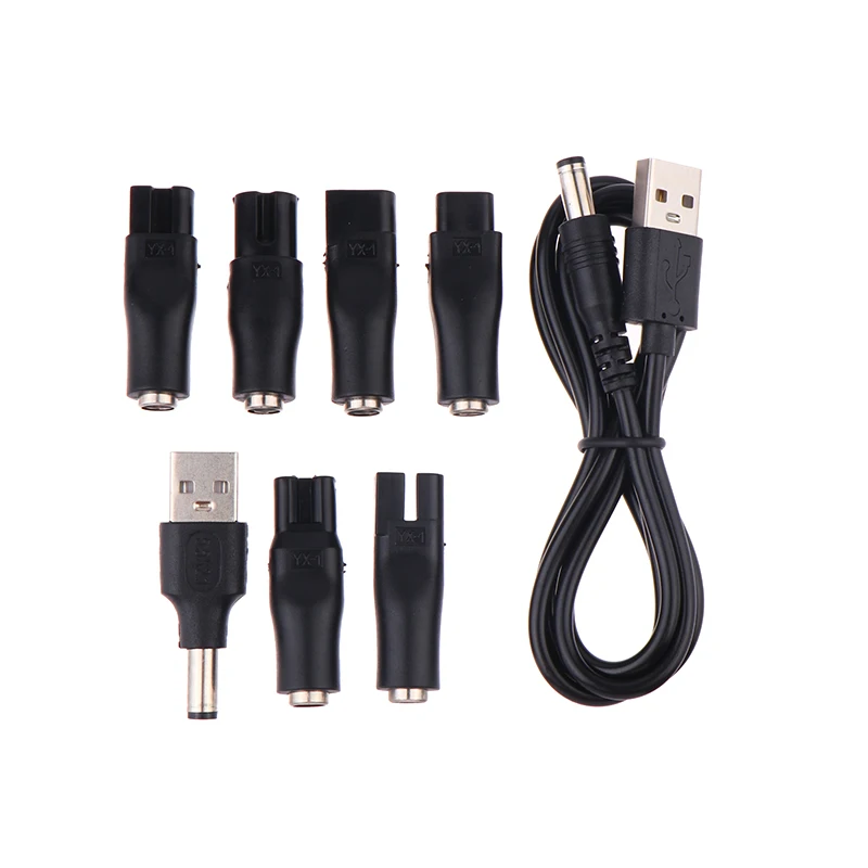 1/6/7/8PCS Replacement Power Cord 5V Charger USB Adapter Suitable For All Kinds Of Electric Hair Clippers Beard Trimmers Shavers