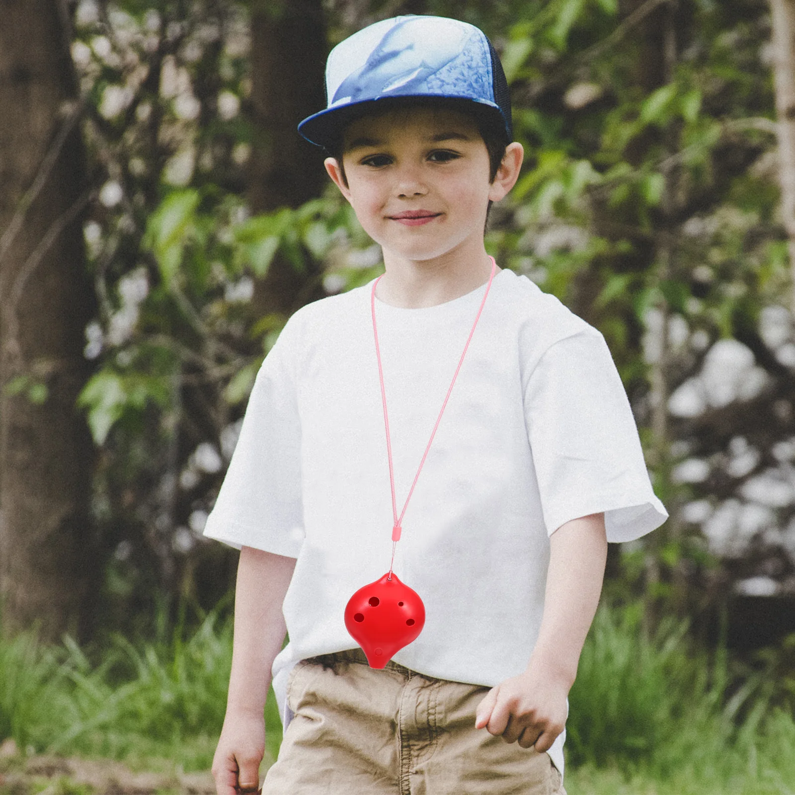 

Resin 6 Hole Alto C Ocarina Chinese Flute Musical Instrument Colorful Neck Strap Beginner Kids Children Educational Wind