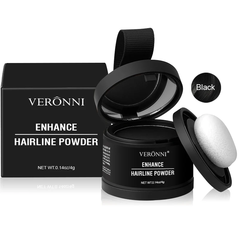 Haarlijn Poeder 4g Zwarte Wortel Cover Up Natuurlijke Instant Waterdichte Haarlijn Schaduw Poeder Haar Concealer Dekking 14 kleur