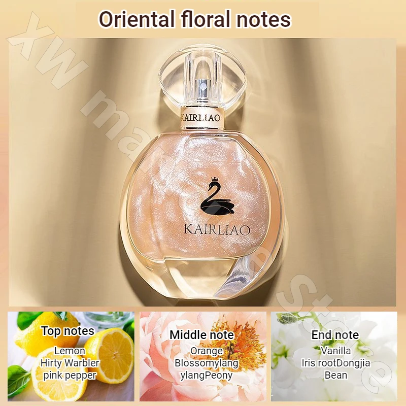 High-end Women\'s Perfume Light Fragrance Romantic Sweet Fresh Natural Fragrance Lasting Fragrance Temperament Charming Charm