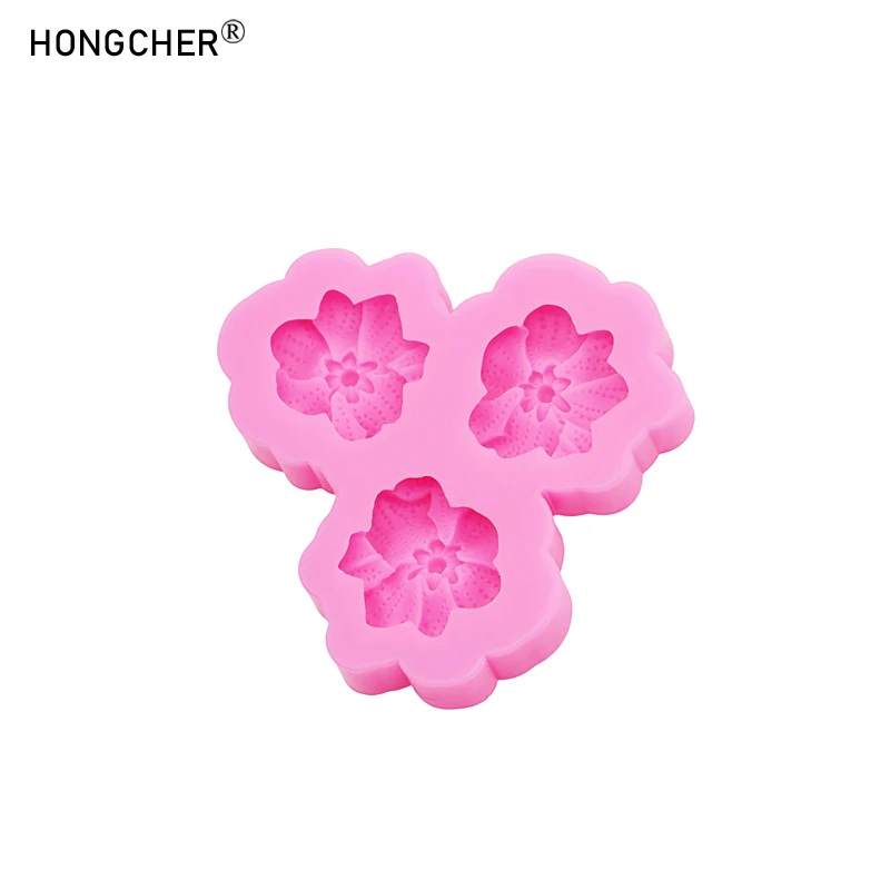 Polka Dot Floral Rose Silicone Molds for Phone Cases Resin Jewelry Drip Resin Molds Handmade Chocolate Fondant Cake Baking Molds view 6