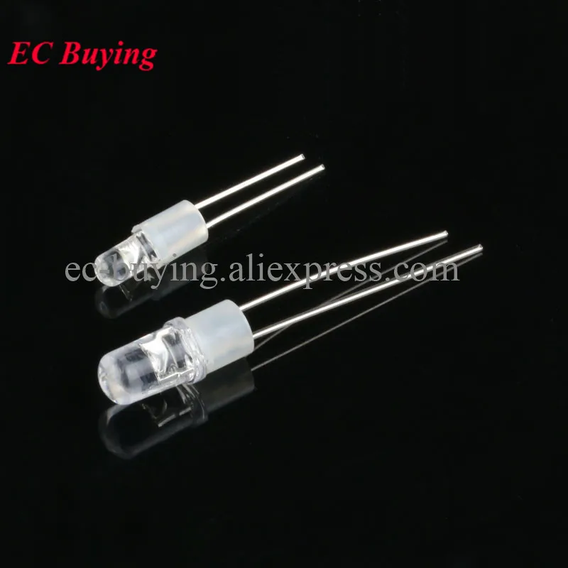 100pcs 3mm 5mm LED Diode Holder Clip Bezel Socket Mount DIY Light Emitting Diode 3/4/5/6/8.5/12/13mm LED Spacer Lamp Post Lamp