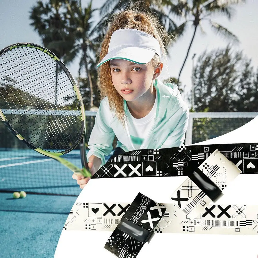 Badminton Tennis schläger Griff Gummi individuell matt drucken trocken rutsch fest, Schweiß Dochte Schutz griff Gurt Griff Zubehör