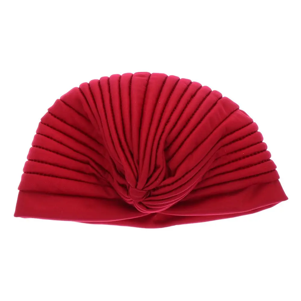 Gorro musulmán para mujer, Bandana para la pérdida de cabello, turbante elástico para quimio, nuevo estilo