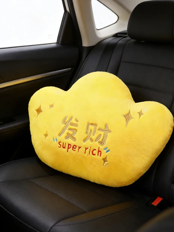 

Мягкая игрушка-подушка Luy Treasure Plu в виде мультяшного персонажа, креативная кукла-подголовник для автомобиля, детская игрушка, подарок Luy, мягкая плюшевая игрушка для девушки