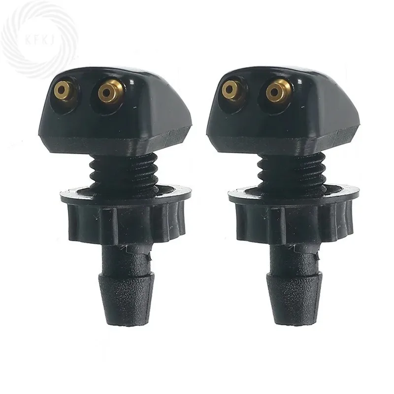 2/4/6Pcs For Sprinkler Water Fan Spout Cover Washer Outlet Adjustment Car Universal Front Windshield Wiper Nozzle Jet Sprayer Ki