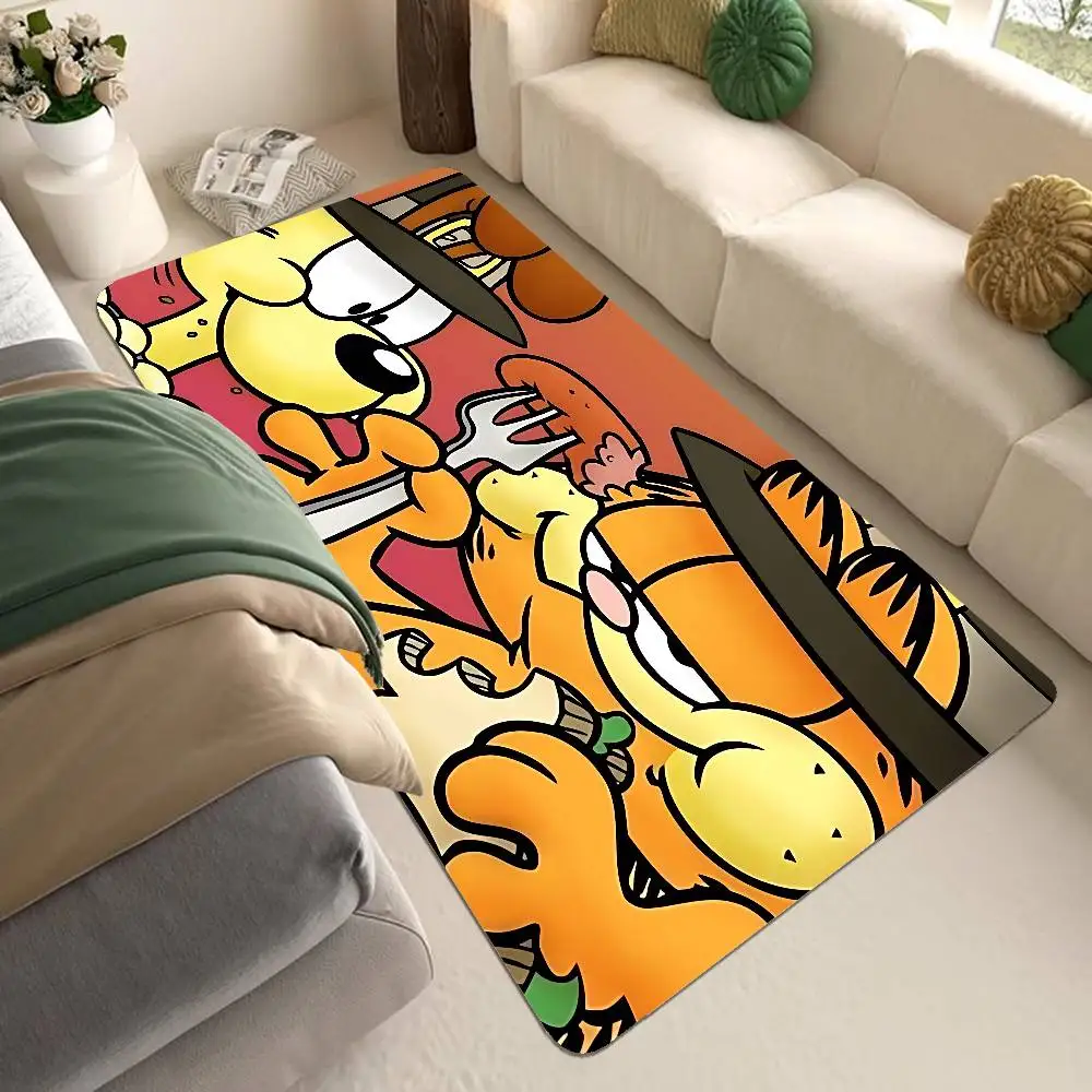 G-Garfield Room Mats Cheaper Anti-slip Modern Living Room Balcony Printed Household Carpets
