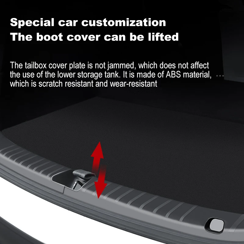 테슬라 부트 가드 모델 Y 자동차 부트 사이드 풀 서라운드 가드, 수리 액세서리, 보호 플로킹 스크래치 방지