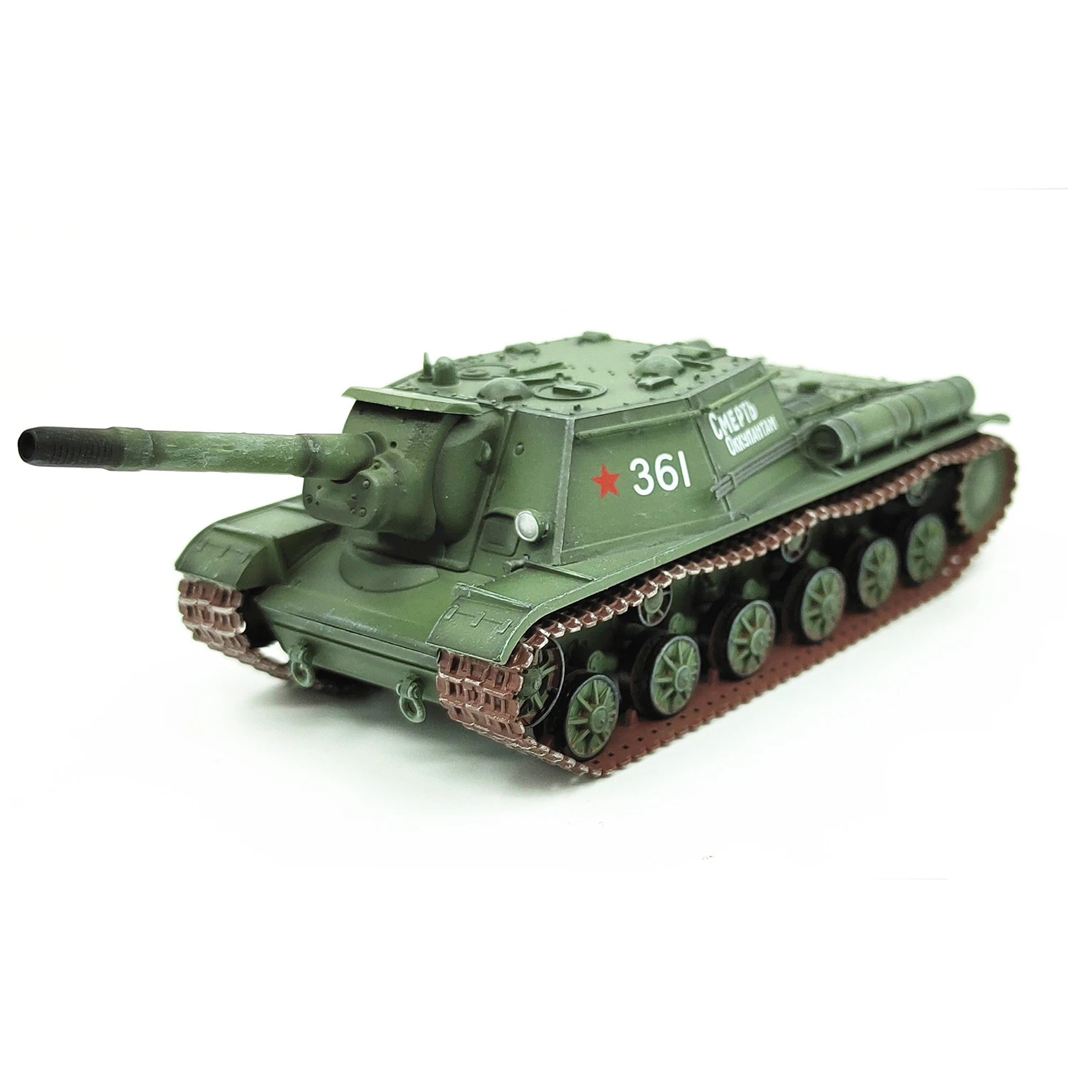 

Plastic Model of Soviet SU-152 Militarized Combat Tank 1:72 Scale Toy Gift Collection Simulation Display Decoration