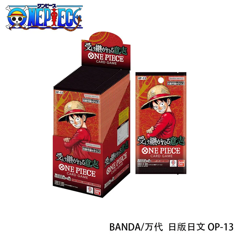 Bandai Namco One Piece Op13 Opcg Trading Card Game Japanese Version Anime Luffy Collectible Booster Pack For Adult Collectors